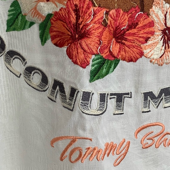 Tommy Bahama Oregon Ducks Silk Button Shirt Coconut Camp Mens XL Golf Vacation - Picture 14 of 16